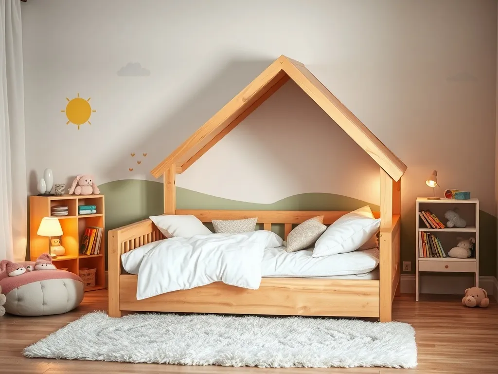Łóżka dziecięce w kształcie domku – połączenie snu, zabawy i designu