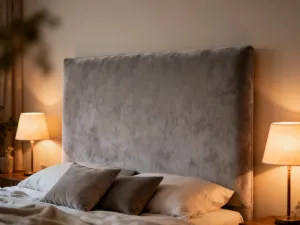 Lekki, nylonowy hamak Moon zawieszony między sosnami w słonecznym lesie, prezentujący trwałość materiału i szwów.