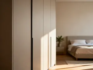 Huśtawka ogrodowa zabezpieczona wodoodporną plandeką i pasami przed zimowymi warunkami atmosferycznymi.