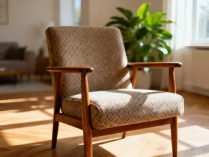 Nowoczesna sofa Nola w minimalistycznym salonie utrzymanym w ciepłych odcieniach beżu i szarości.